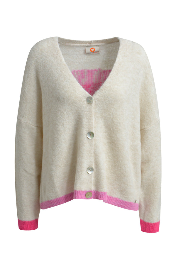 Cardigan With Back Print