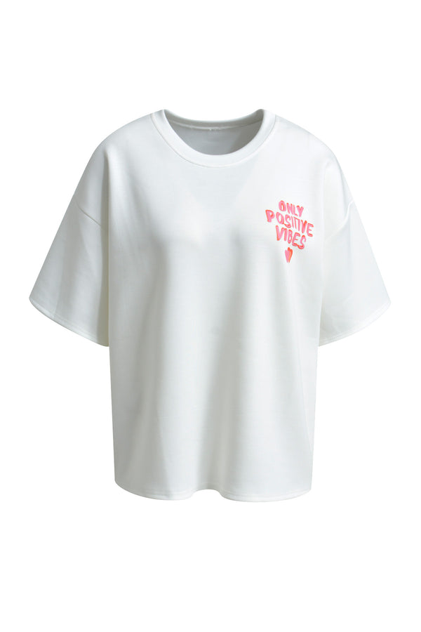 Sweatshirt Positive Vibes Print