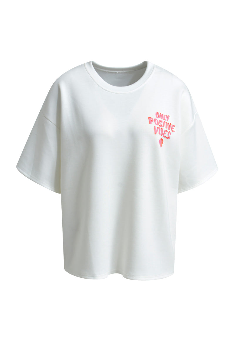 Sweatshirt Positive Vibes Print