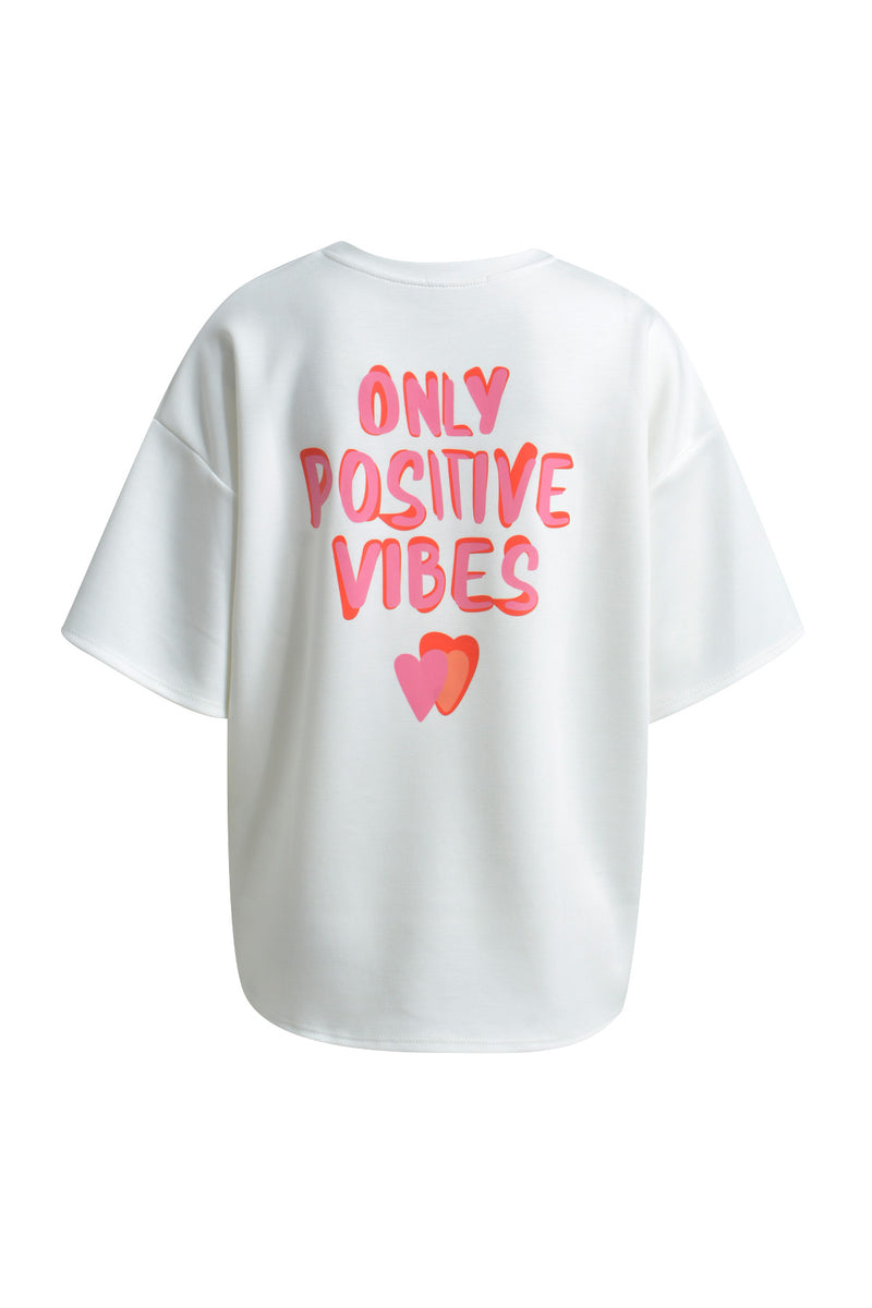 Sweatshirt Positive Vibes Print
