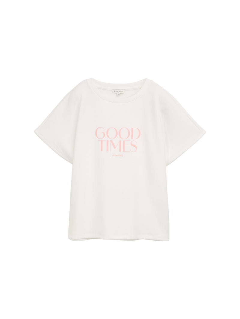 Loose Fit T-Shirt mit Print