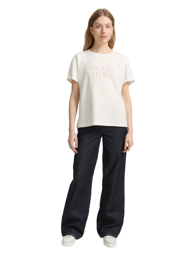 Loose Fit T-Shirt mit Print
