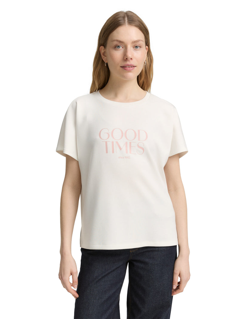 Loose Fit T-Shirt mit Print