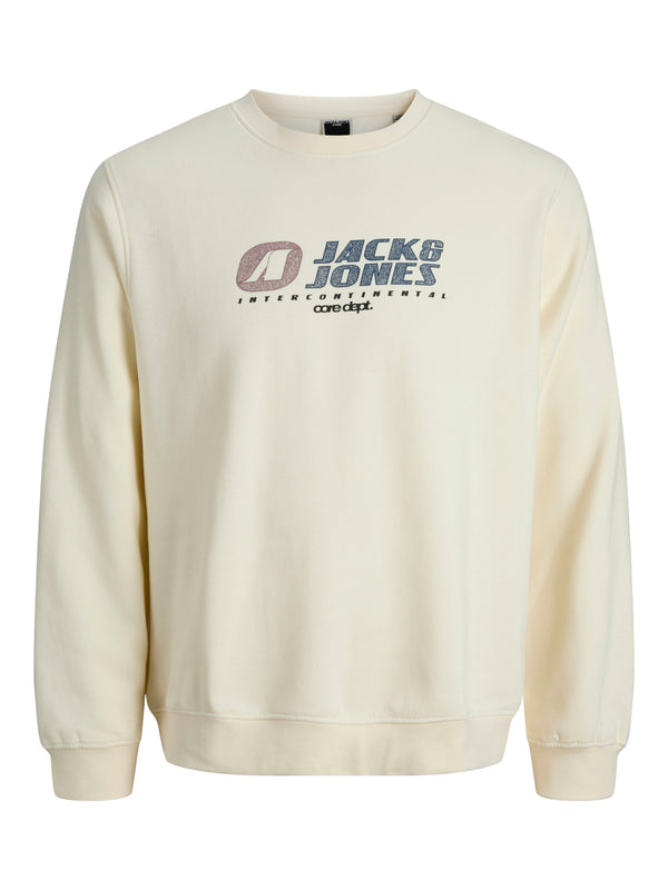JCOTIER PRINT SWEAT CREW NECK