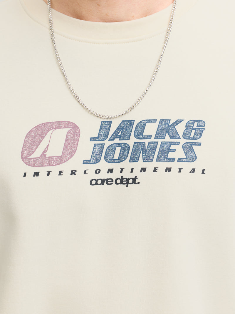 JCOTIER PRINT SWEAT CREW NECK