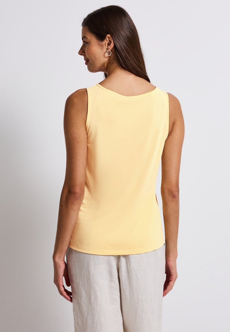 Silk-Look Top mit Knoten