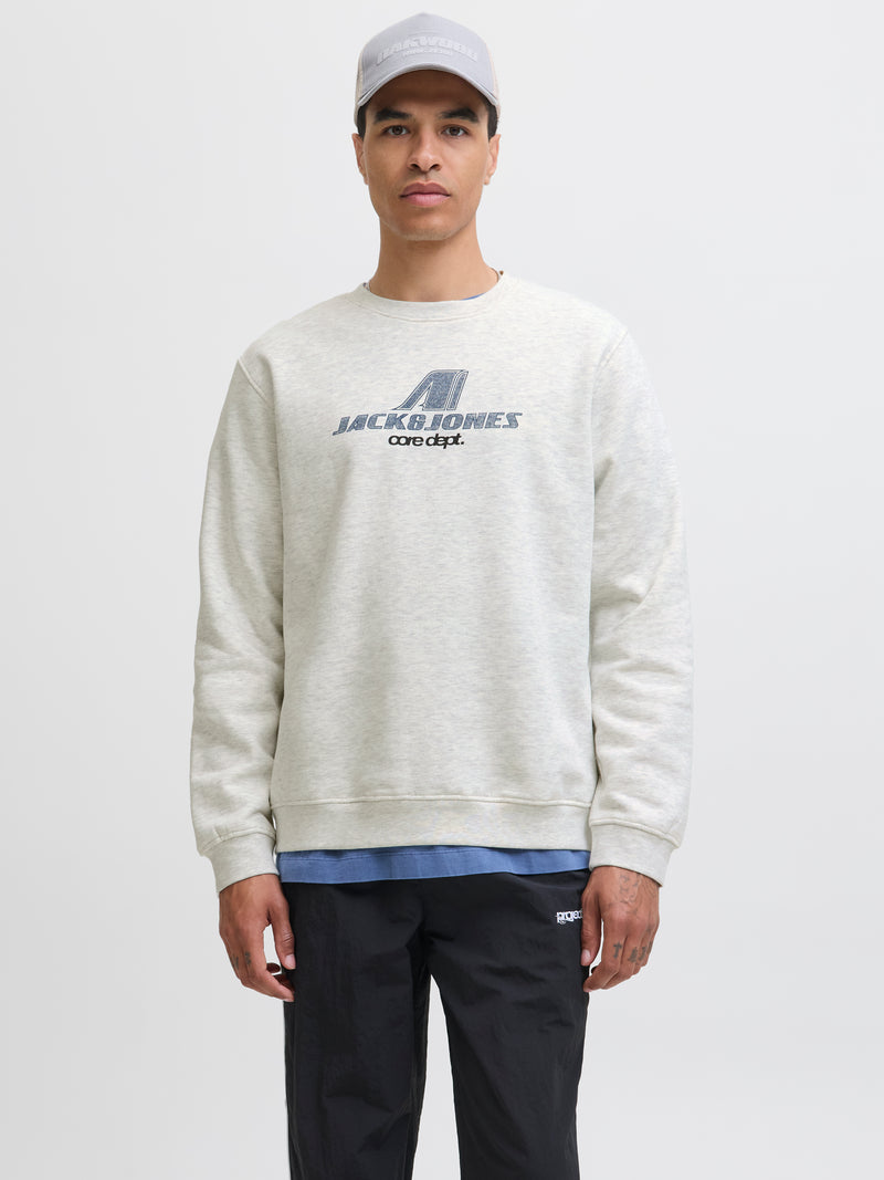 JCOTIER PRINT SWEAT CREW NECK