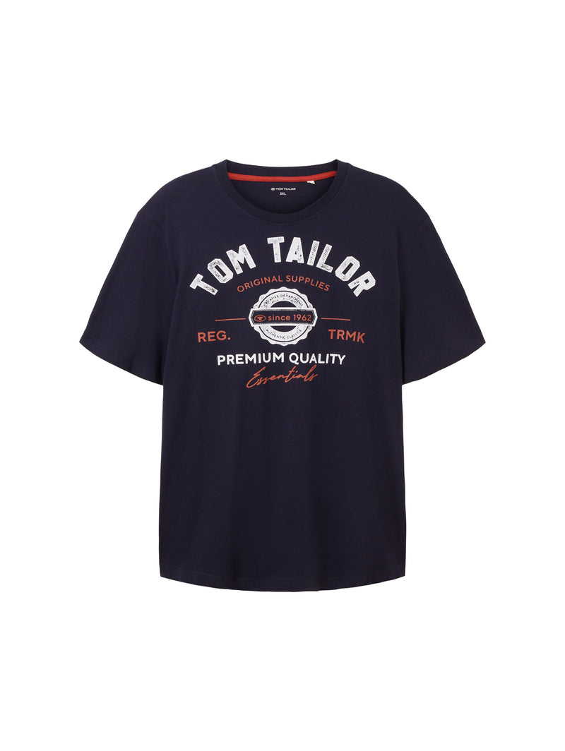 Plus Size - T-Shirt mit Logo Print