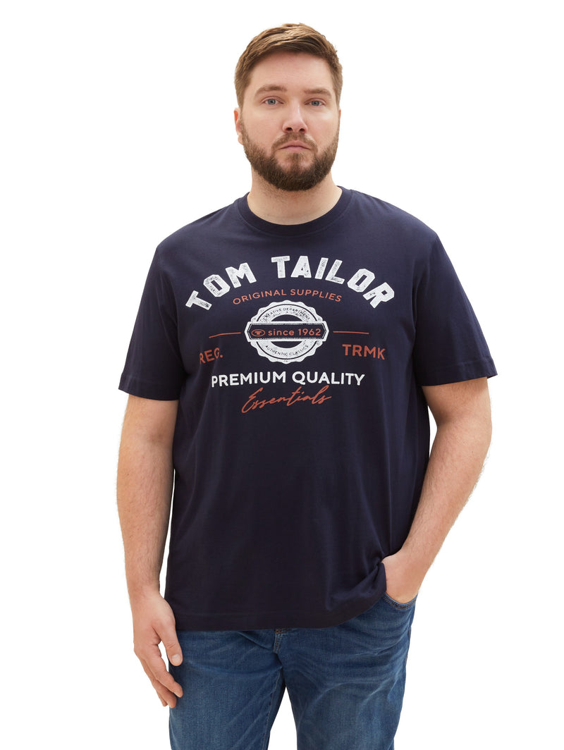 Plus Size - T-Shirt mit Logo Print