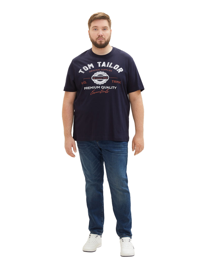 Plus Size - T-Shirt mit Logo Print