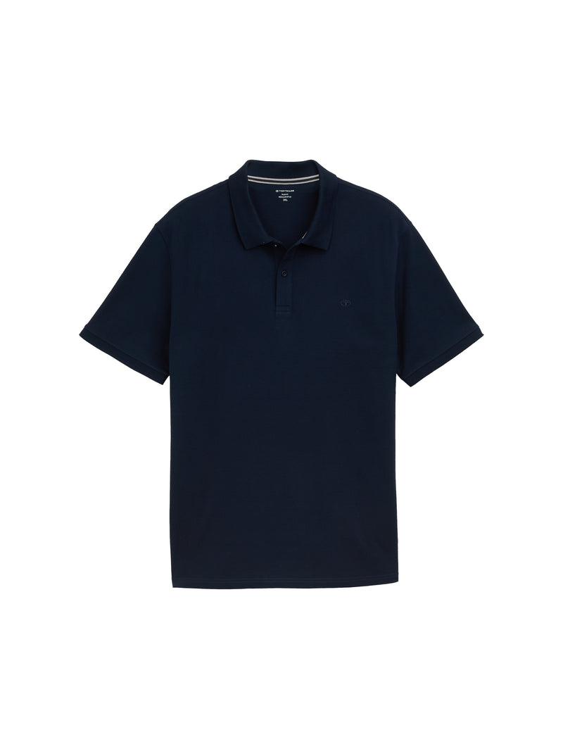 Plus Size - Piqué Poloshirt mit Logo-Stickerei