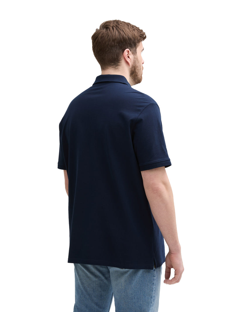 Plus Size - Piqué Poloshirt mit Logo-Stickerei