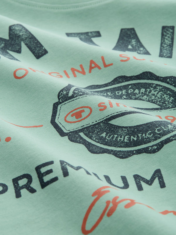 Plus Size - T-Shirt mit Logo Print