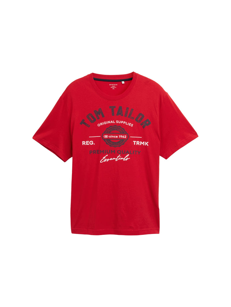 Plus Size - T-Shirt mit Logo Print