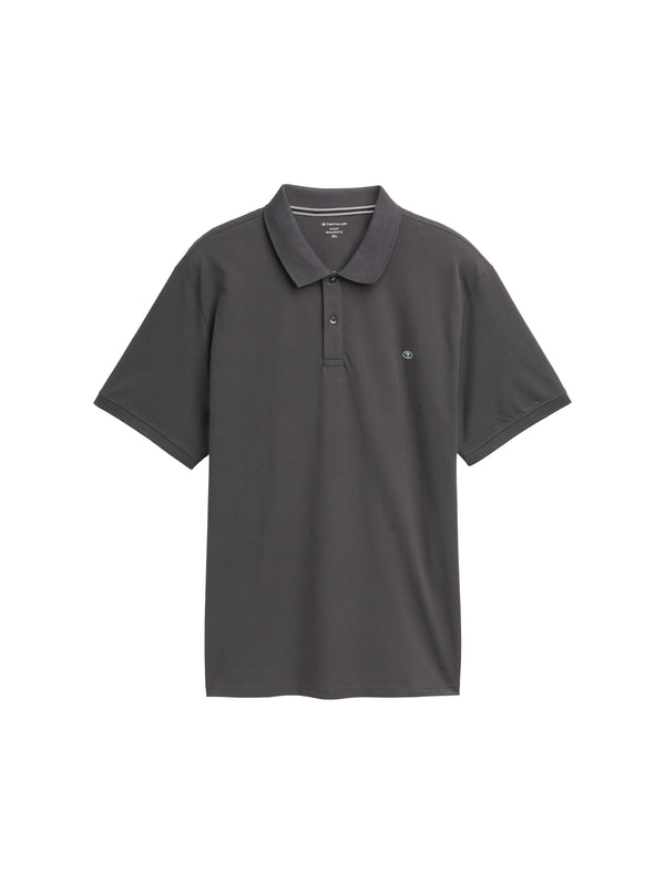 Plus Size - Piqué Poloshirt mit Logo-Stickerei