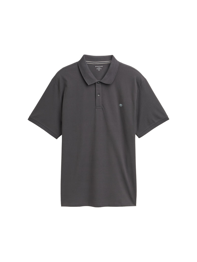 Plus Size - Piqué Poloshirt mit Logo-Stickerei