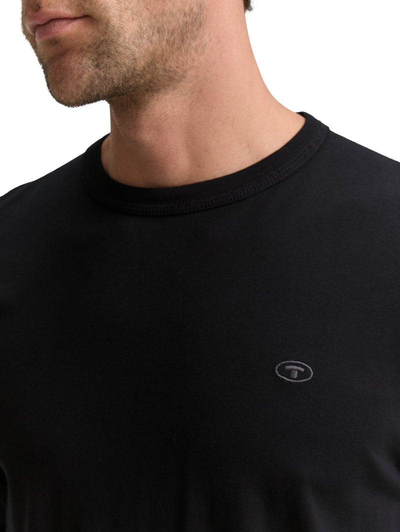 Basic Langarmshirt aus Baumwolle