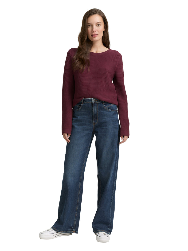 Strickpullover aus Bio-Baumwolle