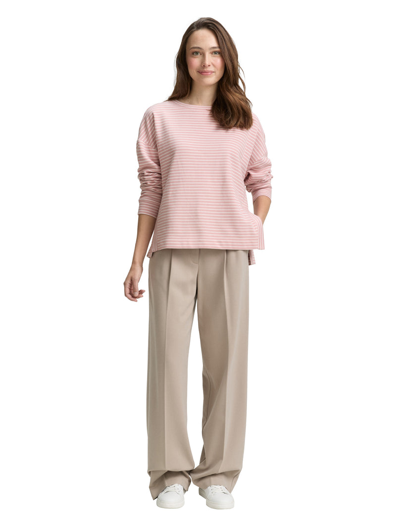 Sweatshirt mit Streifenmuster