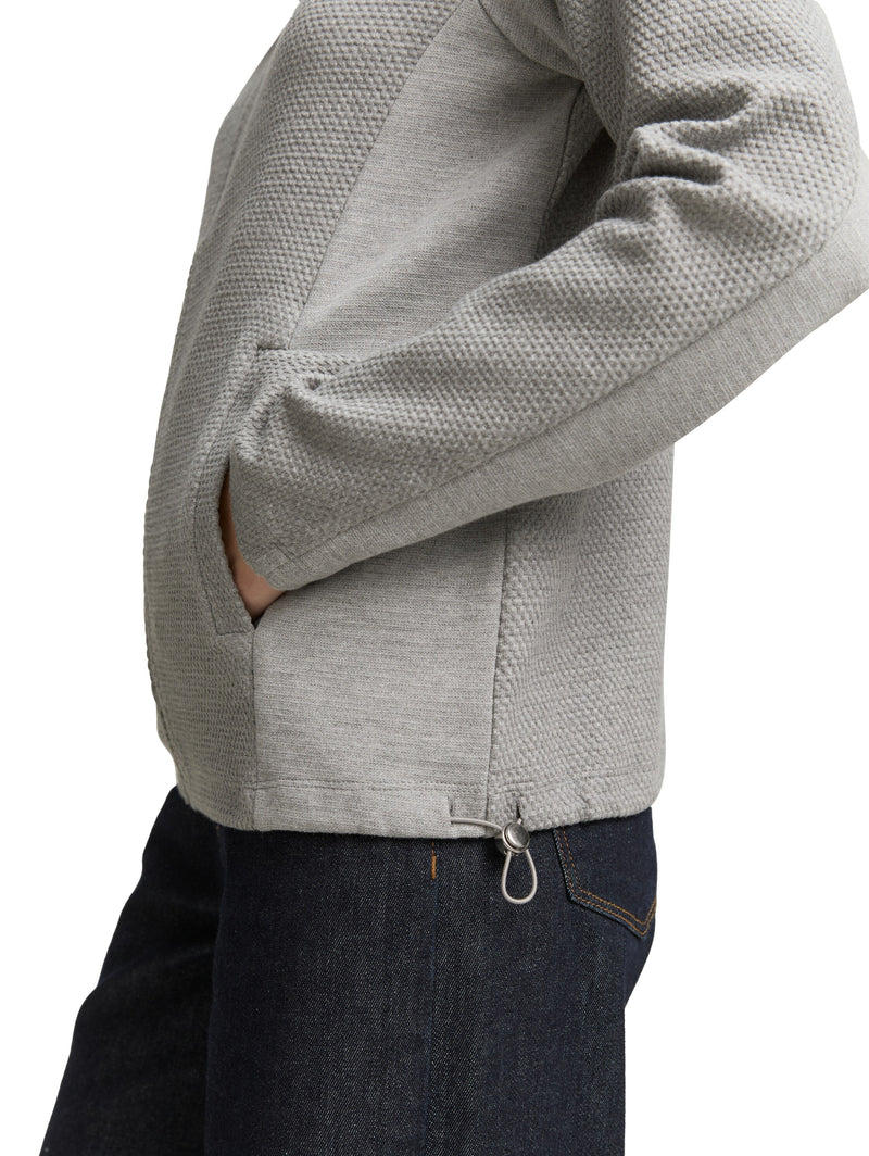 Sweatjacke mit Stehkragen