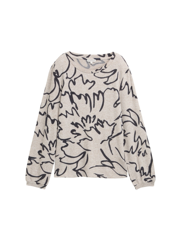 Langarmshirt mit Muster