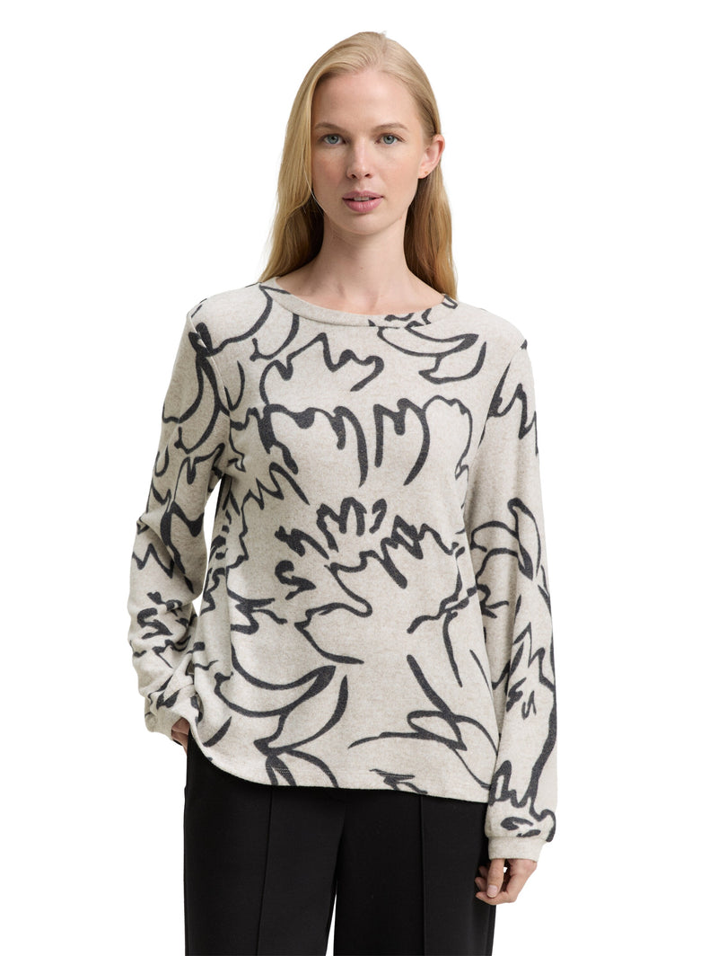 Langarmshirt mit Muster