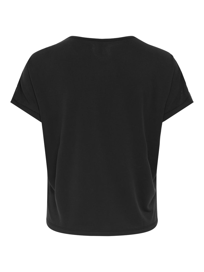 ONLFREE LIFE S/S LACE PANEL TOP JRS