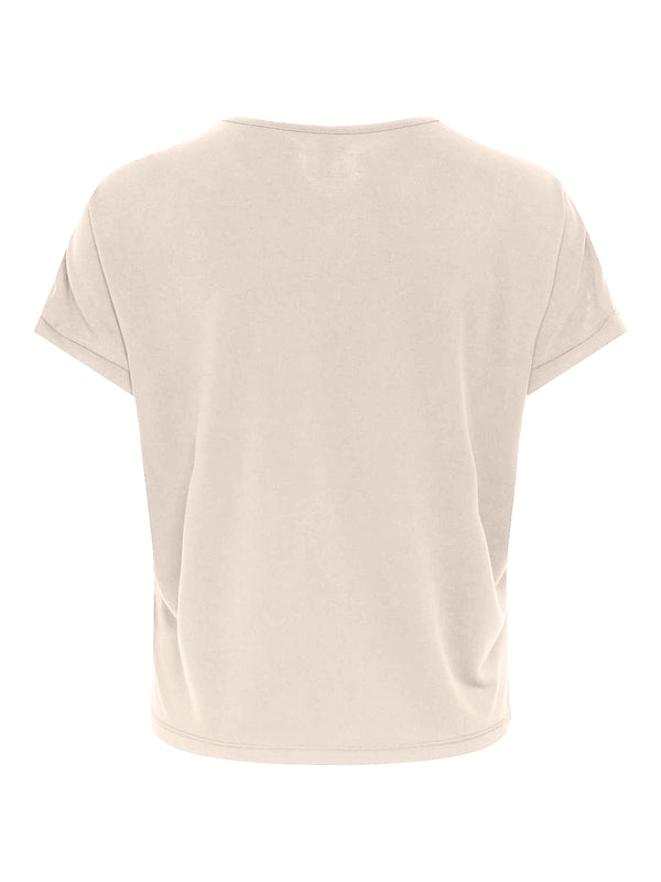 ONLFREE LIFE S/S LACE PANEL TOP JRS