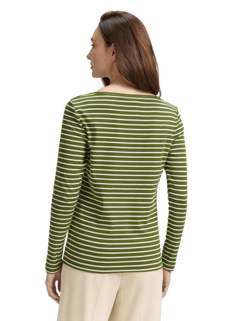Langarmshirt mit Streifenmuster