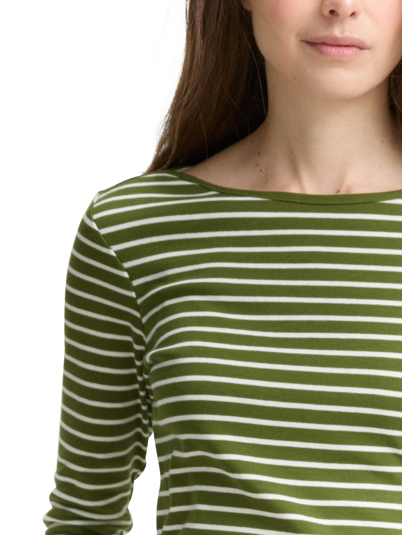 Langarmshirt mit Streifenmuster