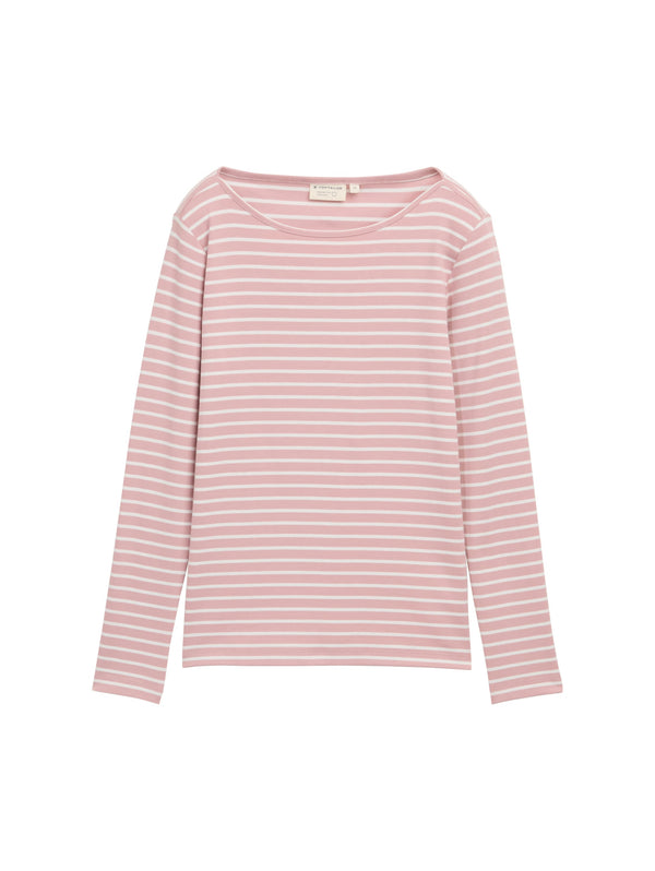 Langarmshirt mit Streifenmuster