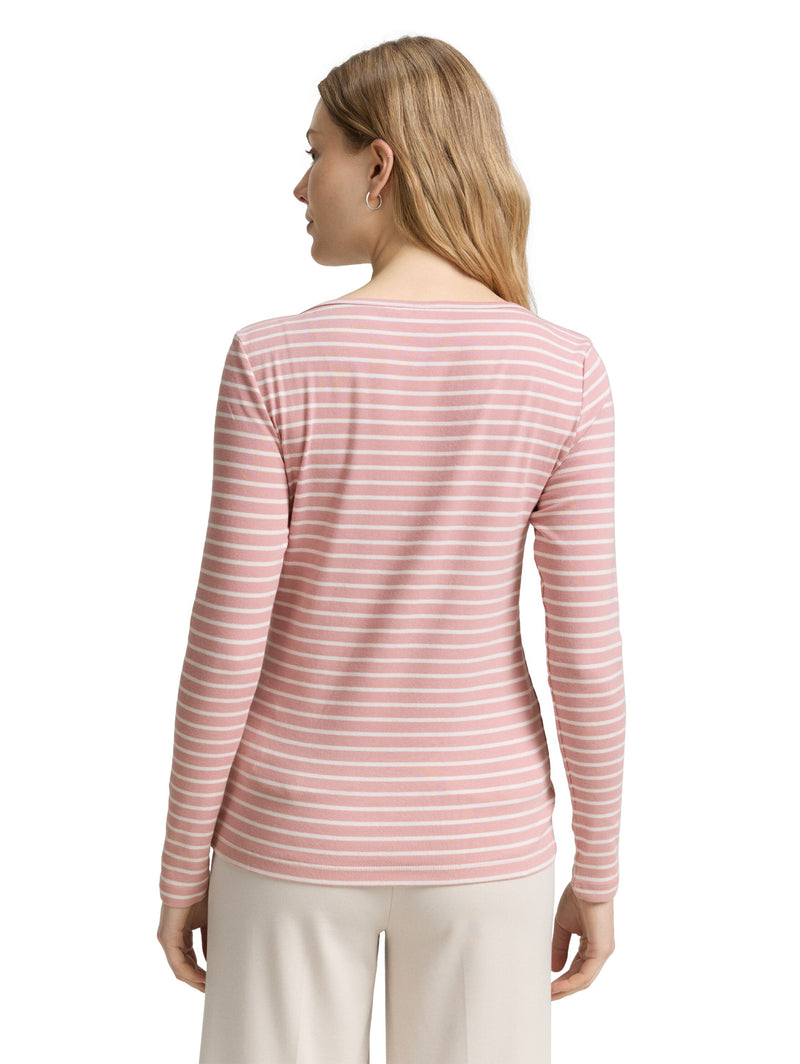 Langarmshirt mit Streifenmuster