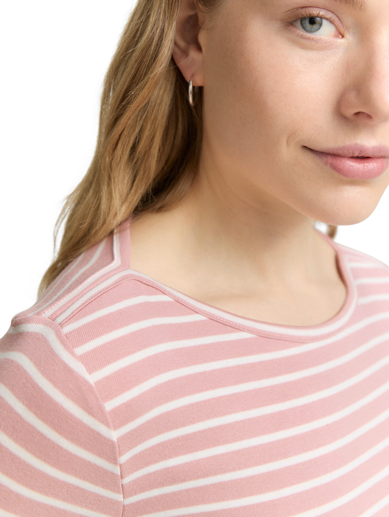Langarmshirt mit Streifenmuster