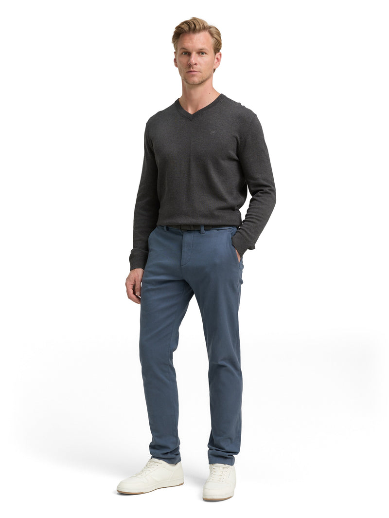 TTTRAVIS Slim Chino Hose mit Gürtel