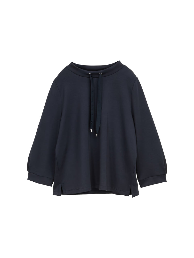 Scuba Langarmshirt mit Kordelzug