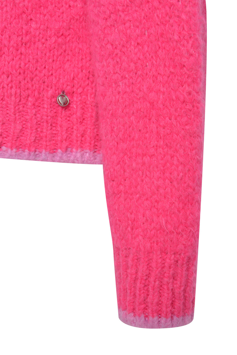 Pullover with Contrast Edge