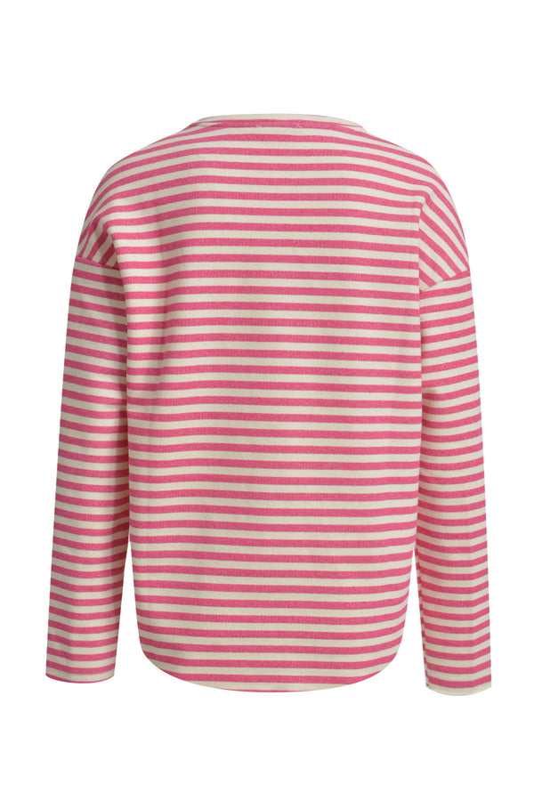 Sweatshirt Stripe with LOVE Frottee