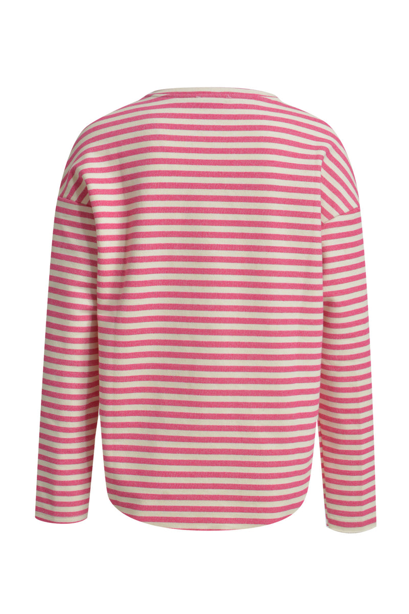 Sweatshirt Stripe with LOVE Frottee