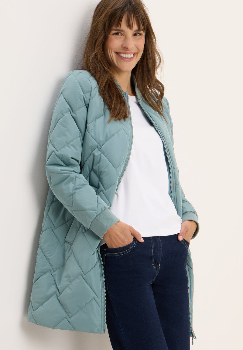 Langer Stepp-Blouson