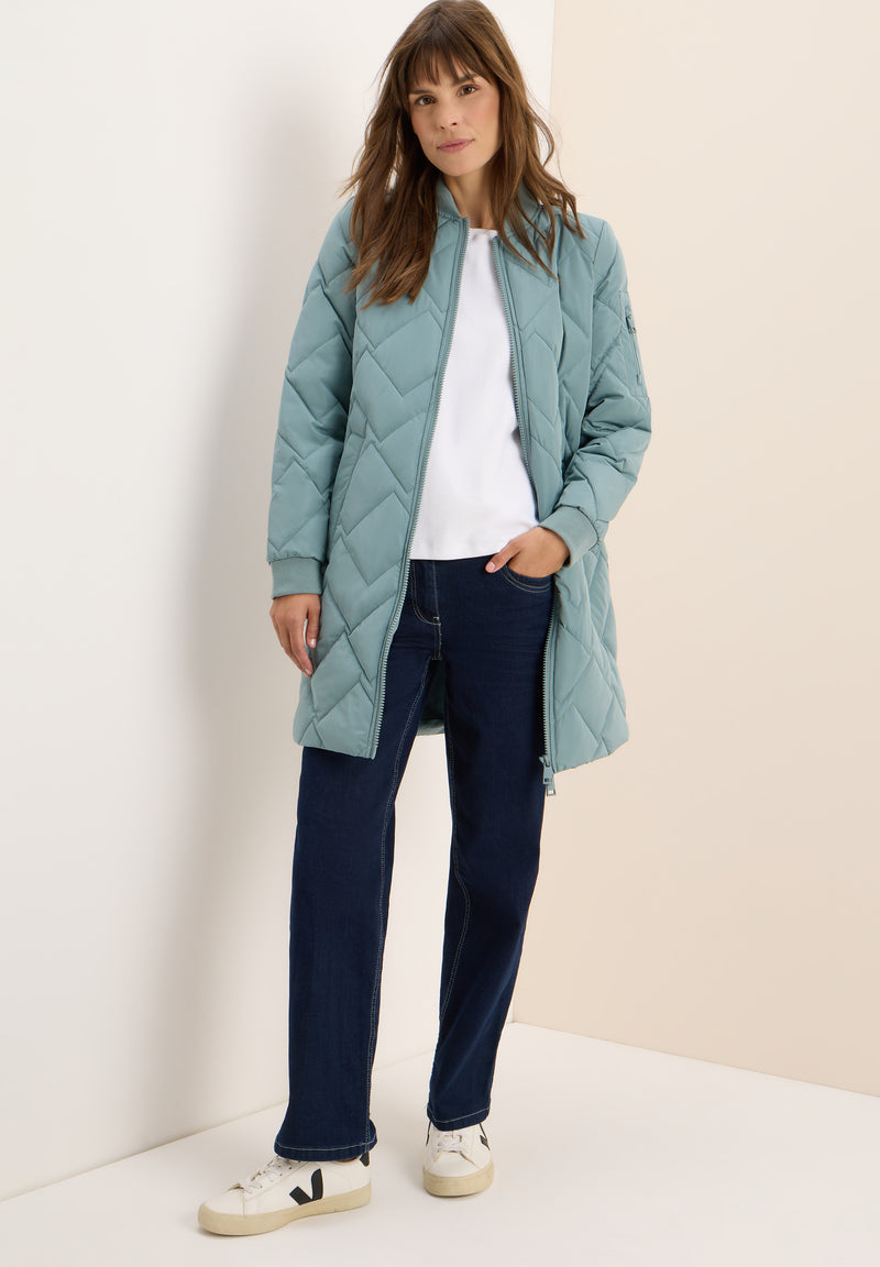 Langer Stepp-Blouson