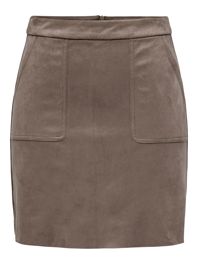 JDYLORETTA FAUX SUEDE MINI SKIRT JRS