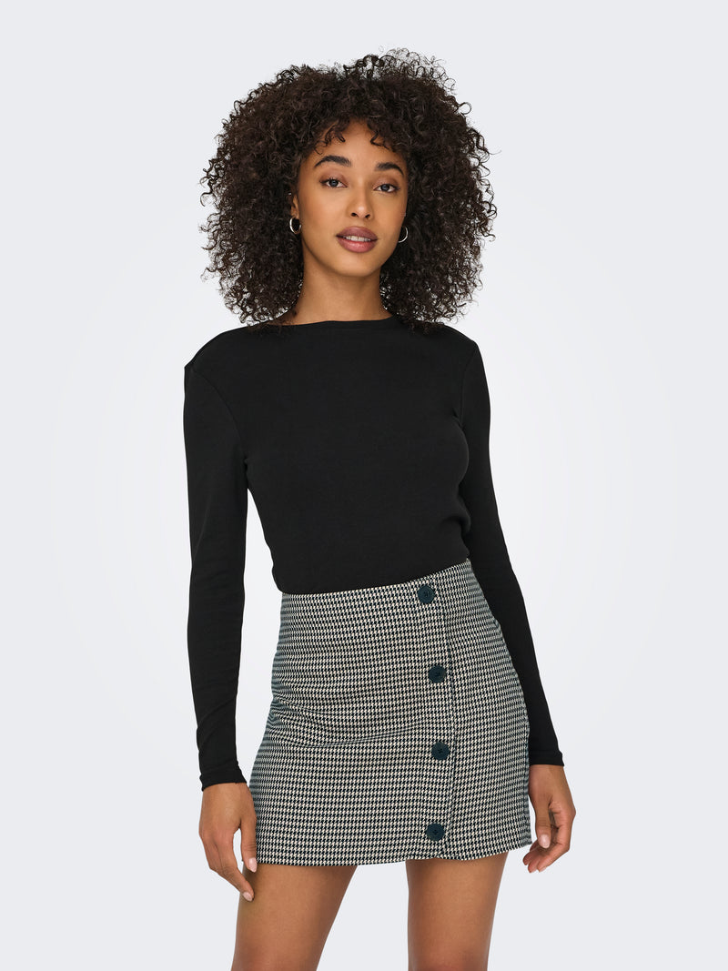 ONLRILEY O-NECK L/S TOP JRS NOOS