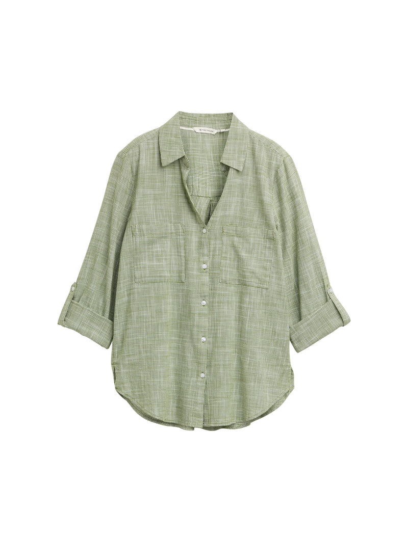Bluse mit Brusttaschen