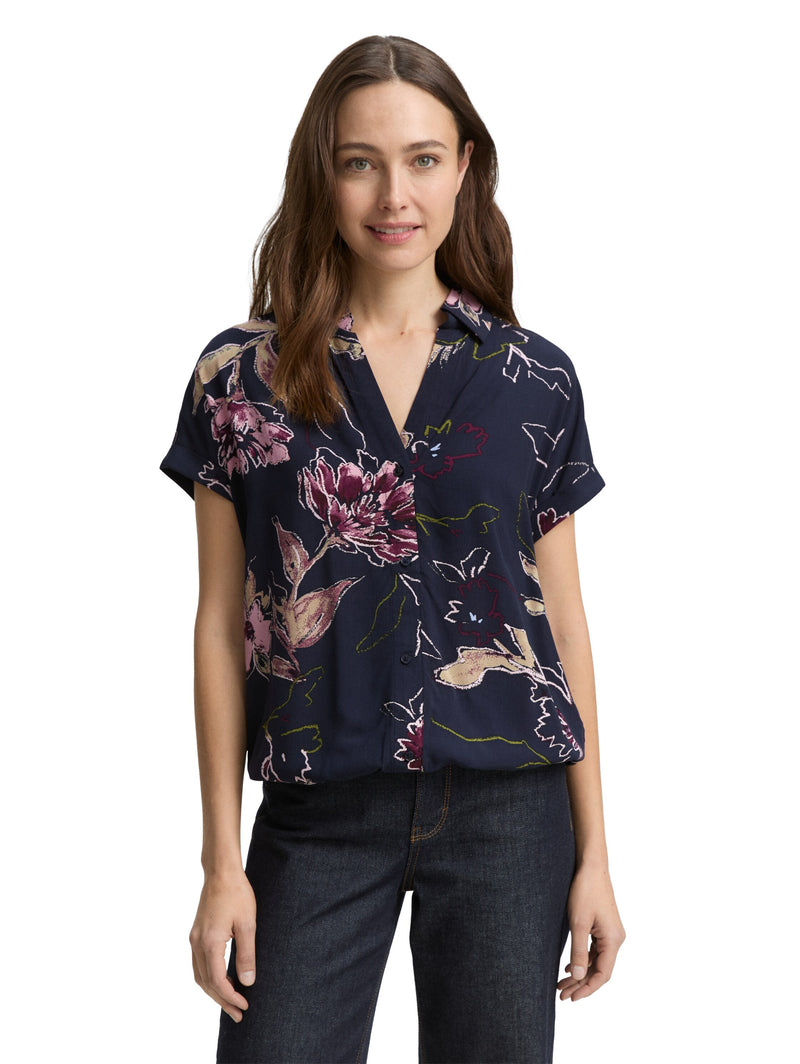 Bluse mit Muster