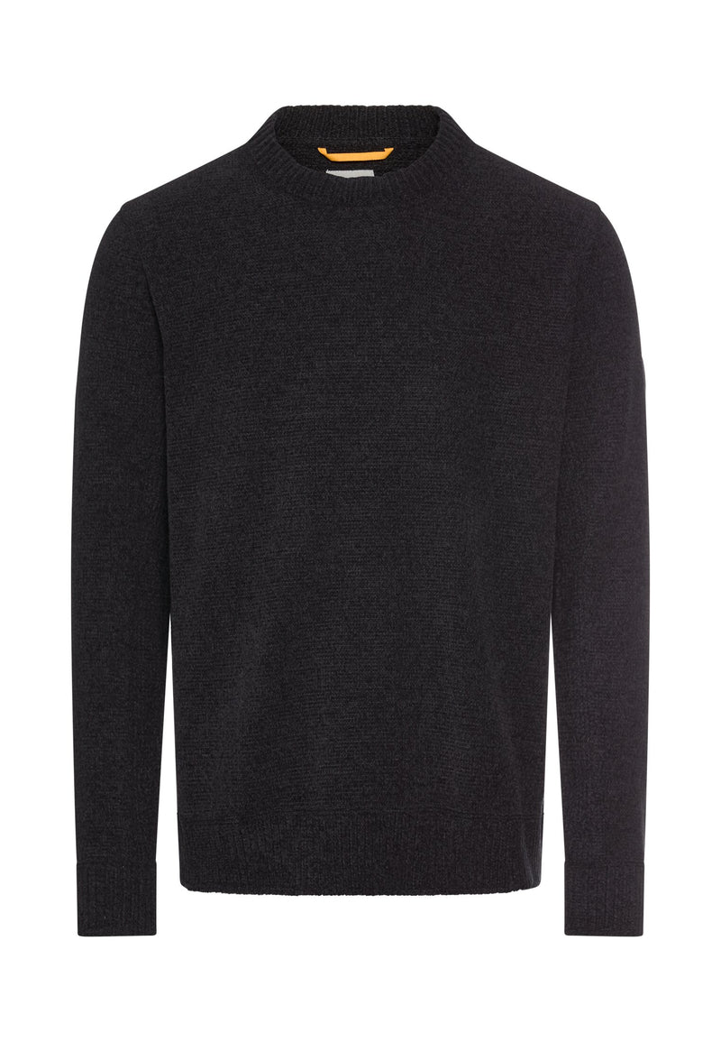 Pullover mit Rundhalskragen