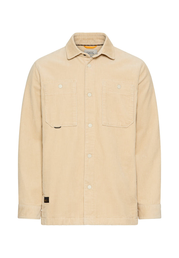 Cord Overshirt mit Druckknöpfen