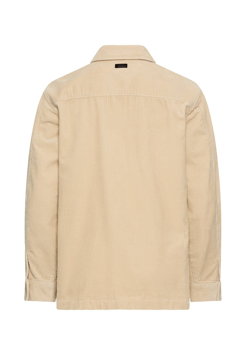 Cord Overshirt mit Druckknöpfen