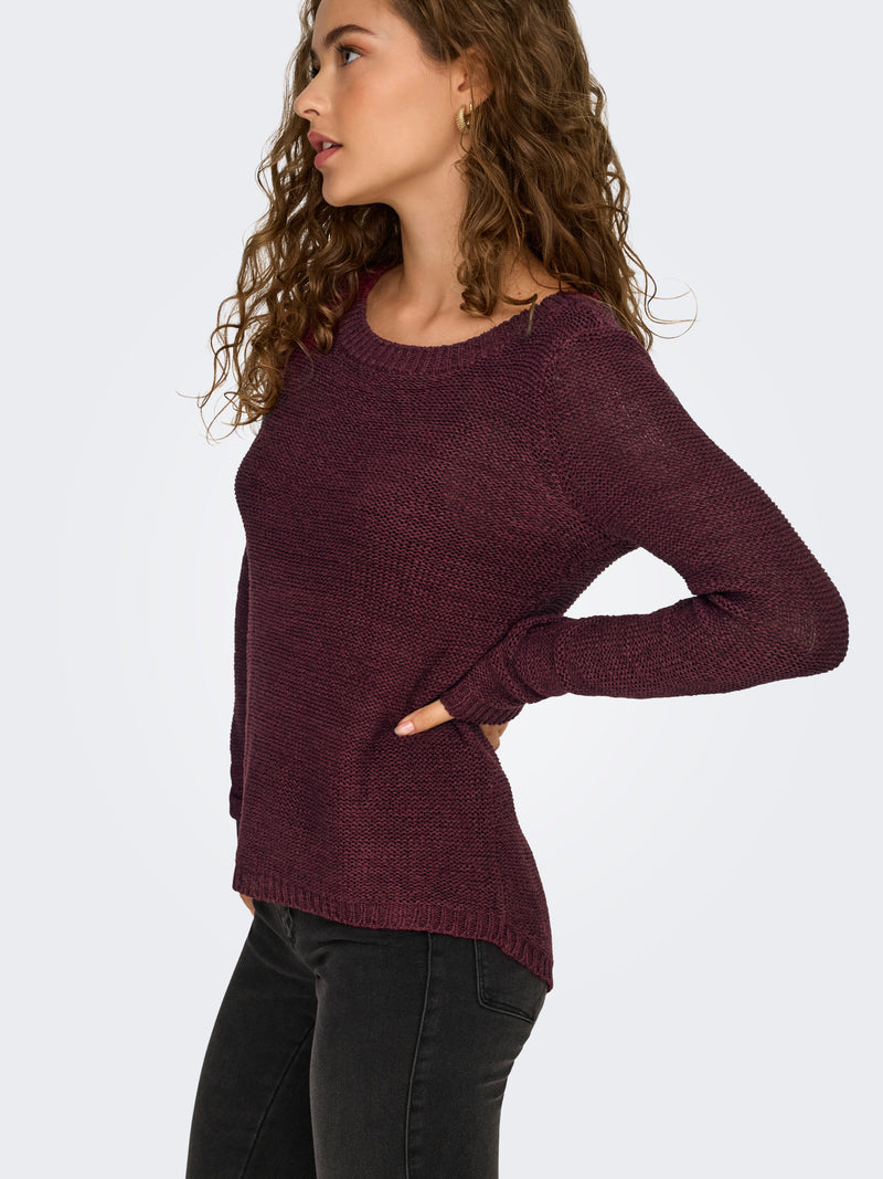 ONLGEENA XO L/S PULLOVER KNT NOOS