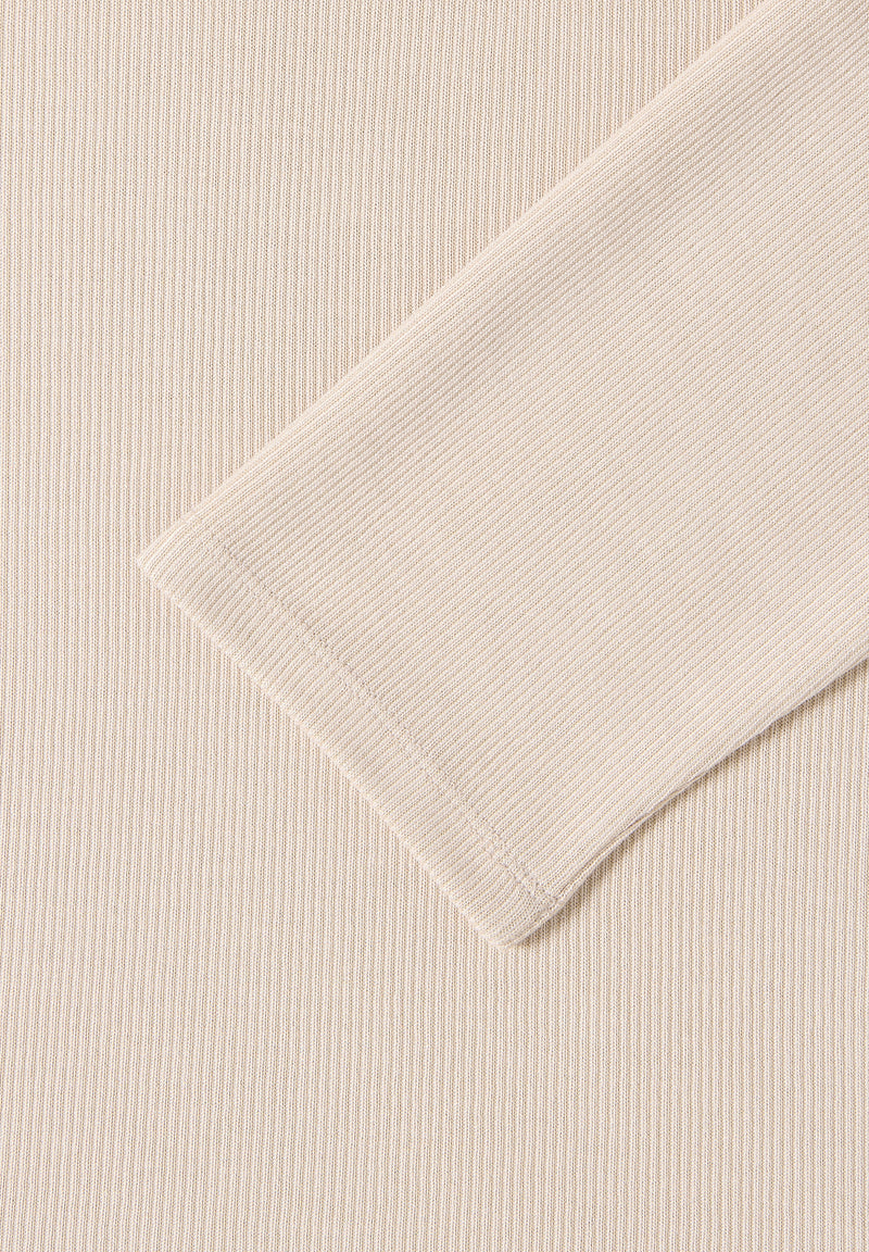 Hoodie Shirt in Rippstruktur