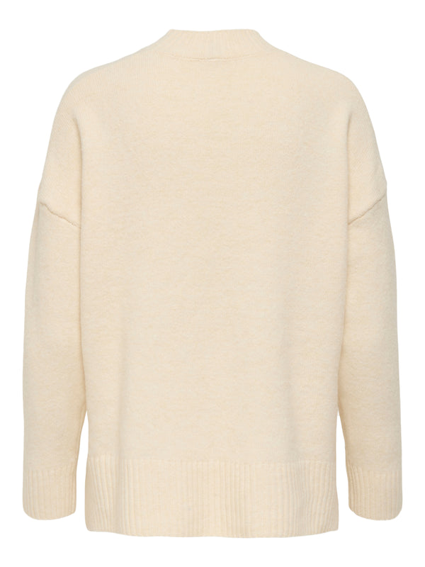 ONLHAZEL LS HIGHNECK OVERS PULL KNT NOOS